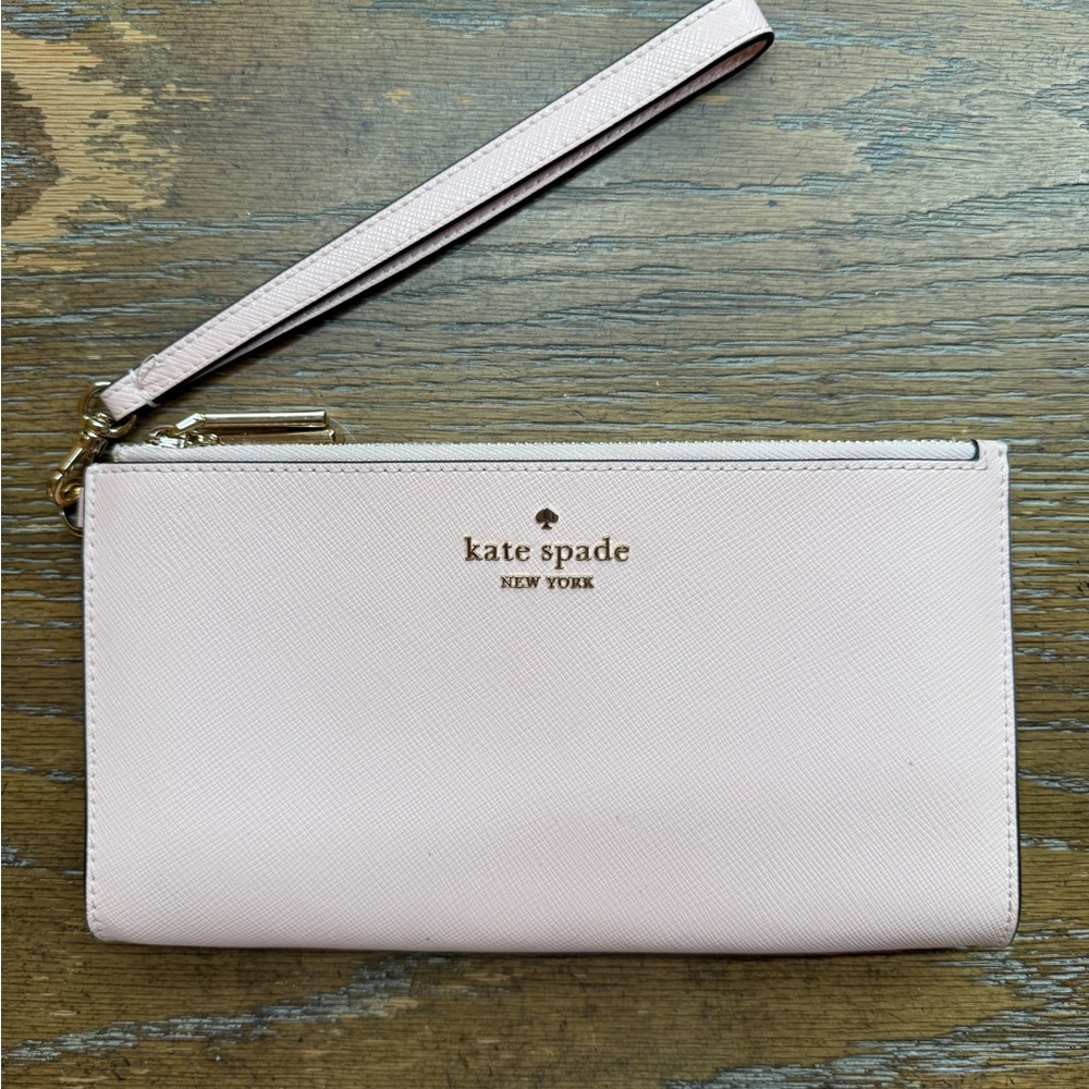 New! kate spade New York Blush Pink Wristlet Wallet